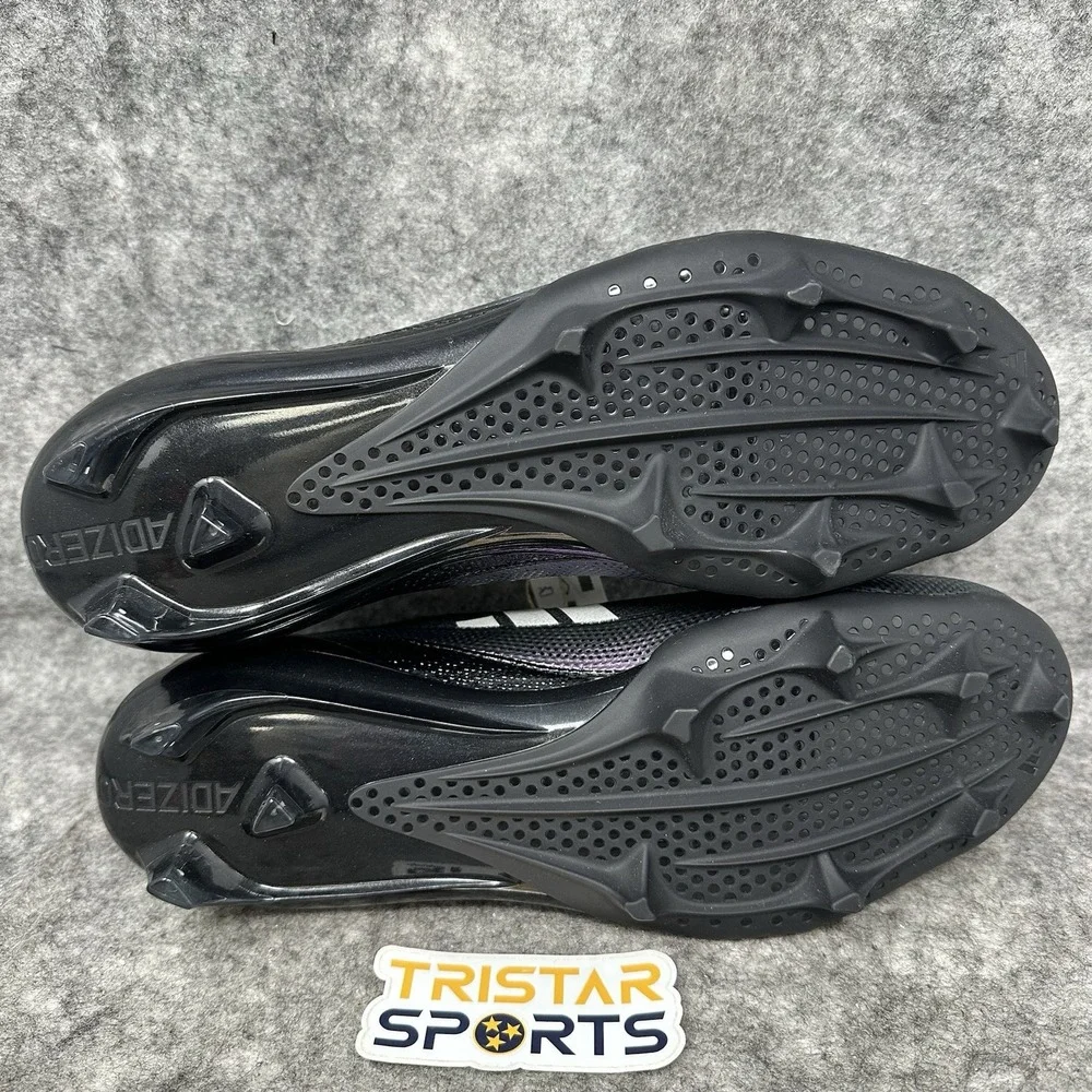 Adidas Adizero Electric + Football Cleats Mens Size 13 Black White IE3285